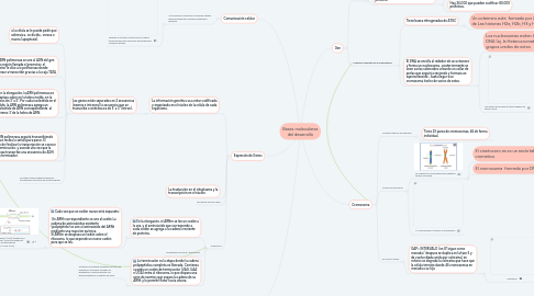 Mind Map: Bases moleculares del desarrollo