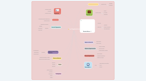 Mind Map: Las Organizaciones