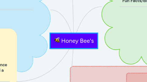 Mind Map: Honey Bee's