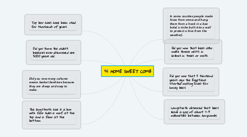Mind Map: HOME SWEET COMB