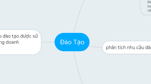 Mind Map: Đào Tạo