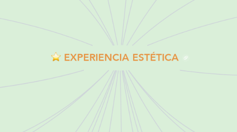 Mind Map: EXPERIENCIA ESTÉTICA