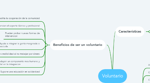 Mind Map: Voluntario