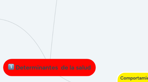 Mind Map: Determinantes de la salud