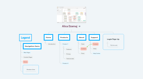 Mind Map: Alica Dzemaj