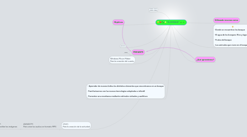 Mind Map: "EL BOSQUE"