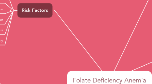 Mind Map: Folate Deficiency Anemia