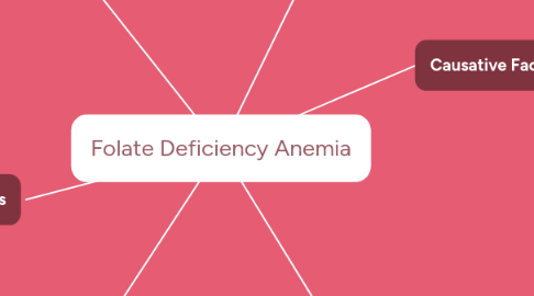 Mind Map: Folate Deficiency Anemia