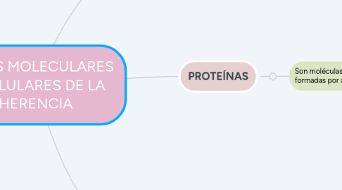 Mind Map: BASES MOLECULARES Y CELULARES DE LA HERENCIA