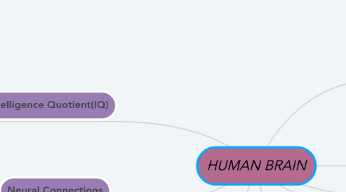 Mind Map: HUMAN BRAIN