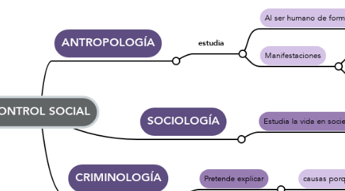 Mind Map: CONTROL SOCIAL