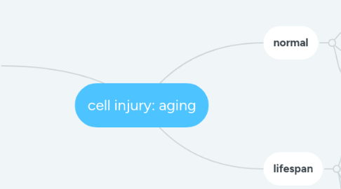 Mind Map: cell injury: aging