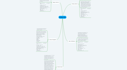 Mind Map: PRODUCTOS