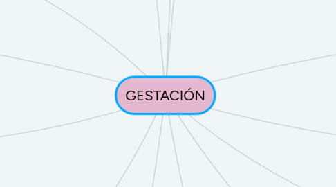 Mind Map: GESTACIÓN