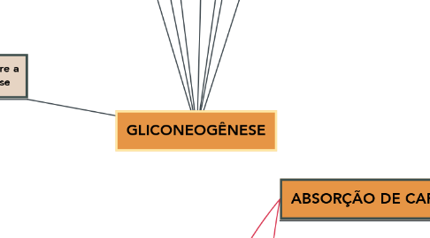 Mind Map: GLICONEOGÊNESE