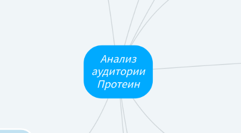 Mind Map: Анализ аудитории Протеин