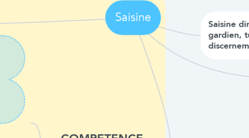 Mind Map: Saisine