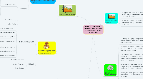 Mind Map: CAPITAL STRUCTURE - MEANING AND FACTORS DETERMINING CAPITAL STRUCTURE