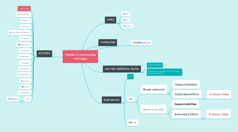 Mind Map: Master in community manager