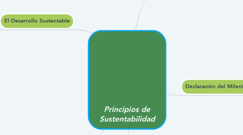 Mind Map: Principios de Sustentabilidad