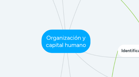 Mind Map: Organización y capital humano