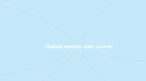 Mind Map: Thailand massive open course