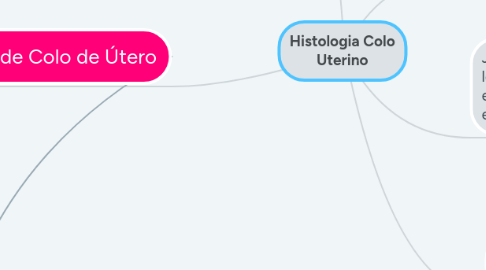 Mind Map: Histologia Colo Uterino