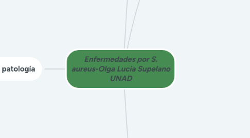 Mind Map: Enfermedades por S. aureus-Olga Lucia Supelano UNAD