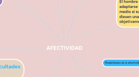Mind Map: AFECTIVIDAD