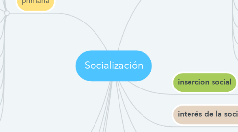 Mind Map: Socialización