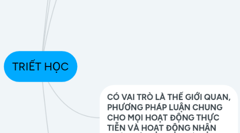 Mind Map: TRIẾT HỌC