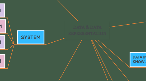 Mind Map: DATA & DATA REPRESENTATION