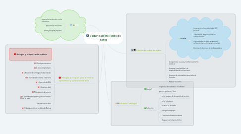 Mind Map: Seguridad en Redes de datos