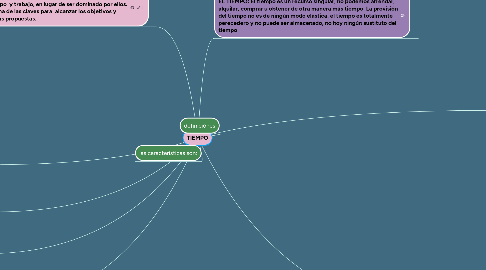 Mind Map: TIEMPO