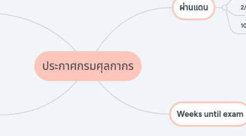 Mind Map: ประกาศกรมศุลกากร