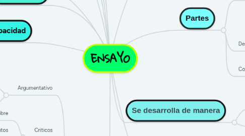 Mind Map: ENSAYO