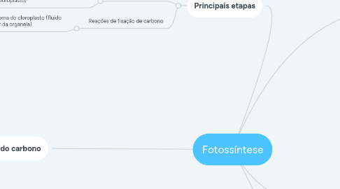 Mind Map: Fotossíntese