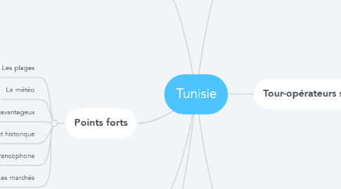 Mind Map: Tunisie