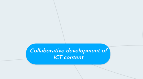 Mind Map: Collaborative development of ICT content