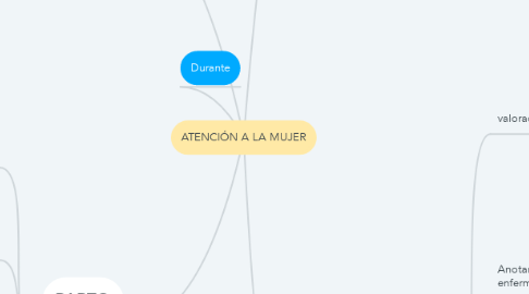 Mind Map: ATENCIÓN A LA MUJER