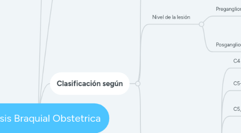 Mind Map: Paralisis Braquial Obstetrica