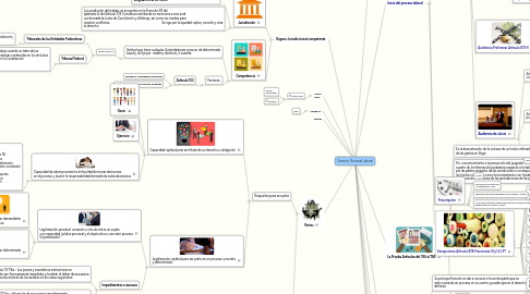 Mind Map: Derecho Procesal Laboral