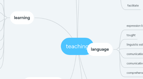 Mind Map: teaching