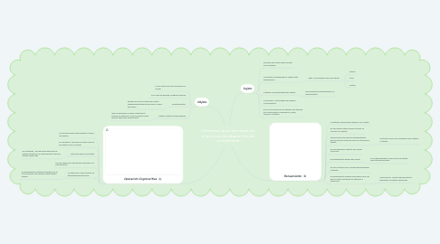 Mind Map: Elementos que intervienen en el proceso de adquisición del conocimiento