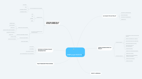 Mind Map: SMBM projet INVESTIS