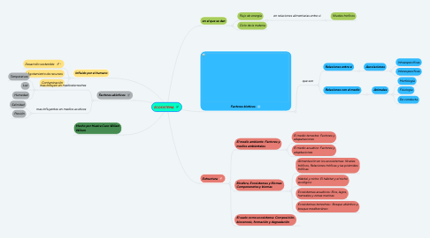 Mind Map: ECOSISTEMA