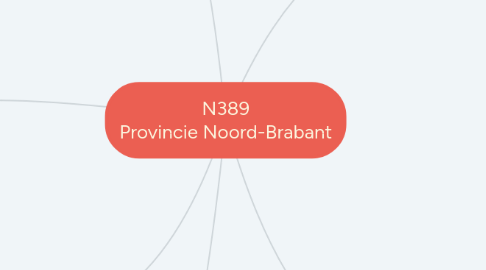 Mind Map: N389 Provincie Noord-Brabant