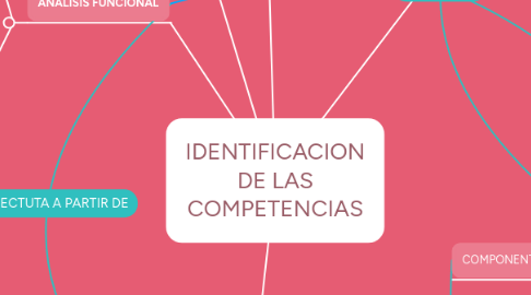 Mind Map: IDENTIFICACION DE LAS COMPETENCIAS