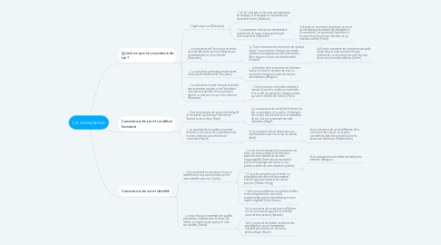 Mind Map: La conscience