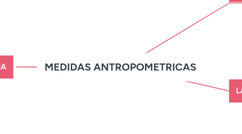 Mind Map: MEDIDAS ANTROPOMETRICAS